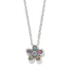 Enchanting Gem Flower Necklace