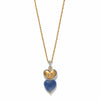 One Heart Duo Heart Petite Necklace