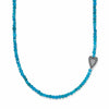 Love Message Be Bold Teal Necklace