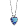 Colormix Heart Blues Petite Necklace