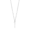 Blossom Toggle Necklace - Silver