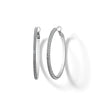 Meridian Thin Large Hoop Earrings