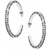 Secret Of Love Hoop Post Earrings